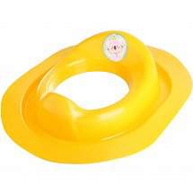 Сиденье-накладка д/унитаза детск. желт. Ора 39х32см  268899/АС35934000