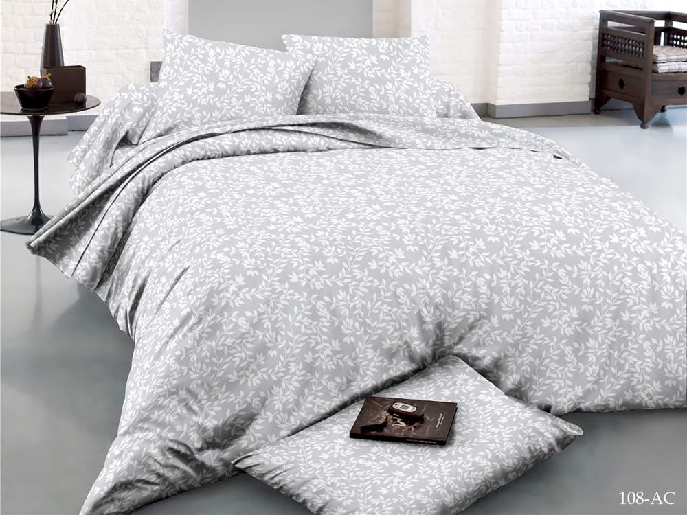 CLEO КПБ полисатин Art Color 2сп ( 70*70*2) 20% хлопок/40% вискоза/40% ПЭ 20/108-AC 
