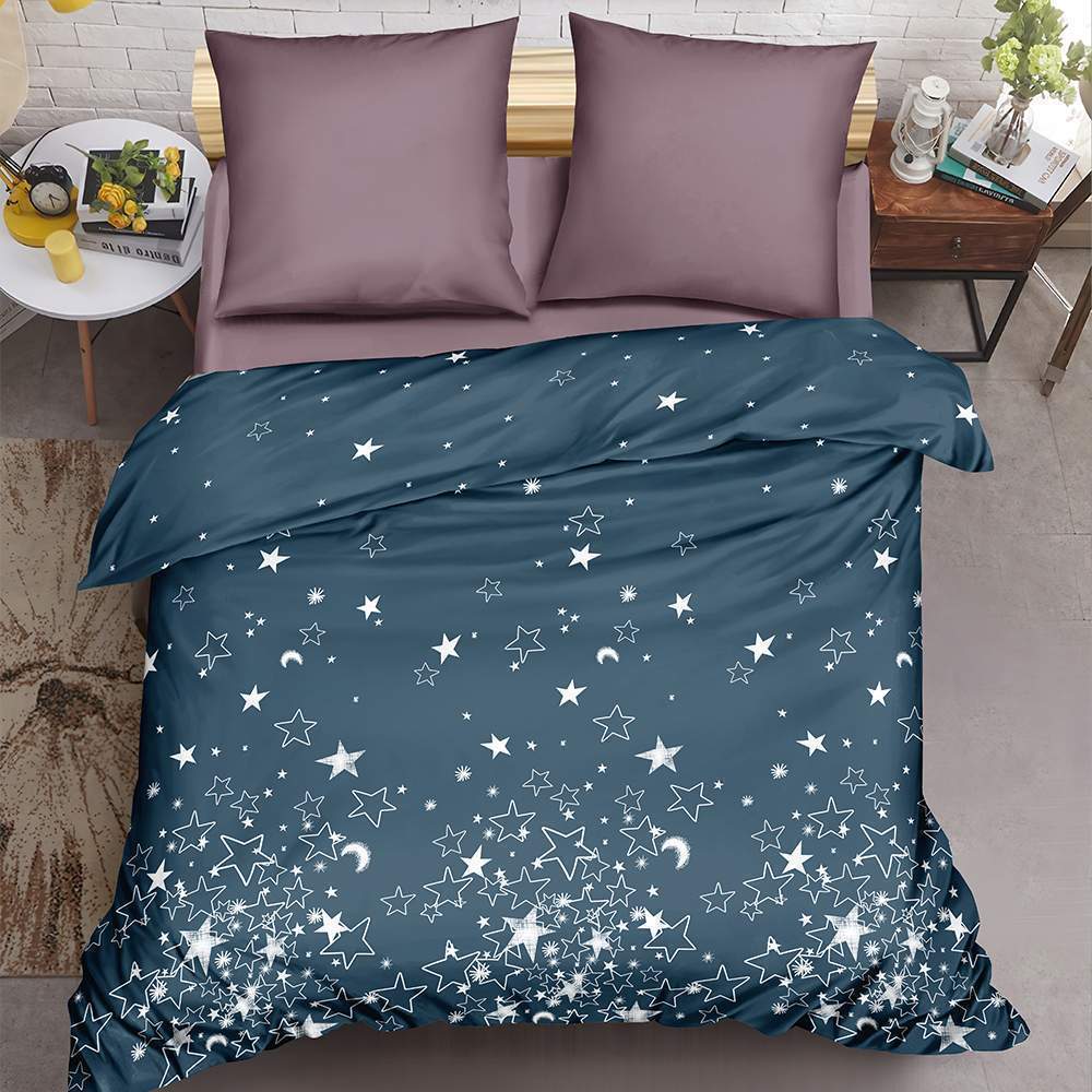 AMORE MIO КПБ поплин Universe 50506 2-х спальное нав.70х70 