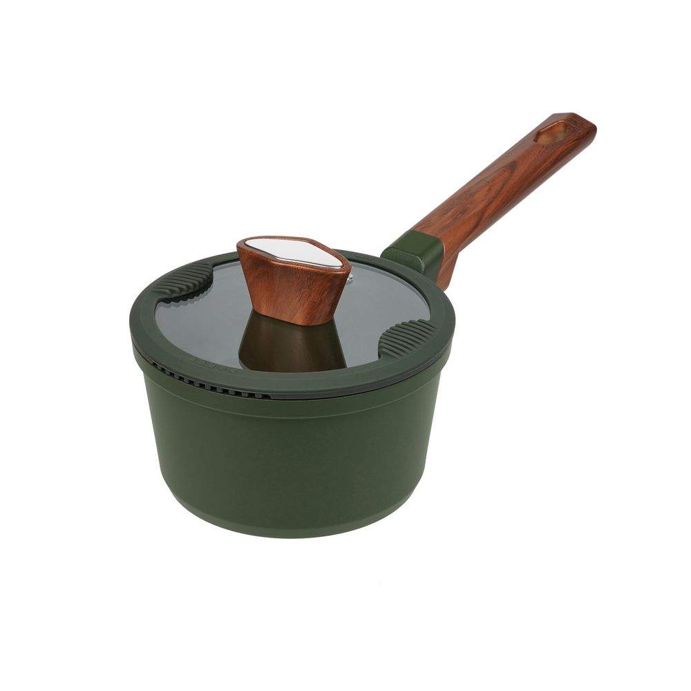 RESTO Sadr хаки Ковш 1400мл 16х9см c крышкой (индукция) 93700
