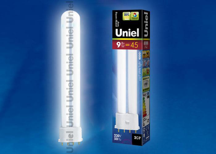 Лампа Uniel ESL-PL-9/4000/2G7 энергосбер.
