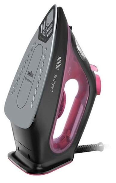 Утюг Braun SI 1070 PU черный  автоотключение 2000Вт, 130г/мин