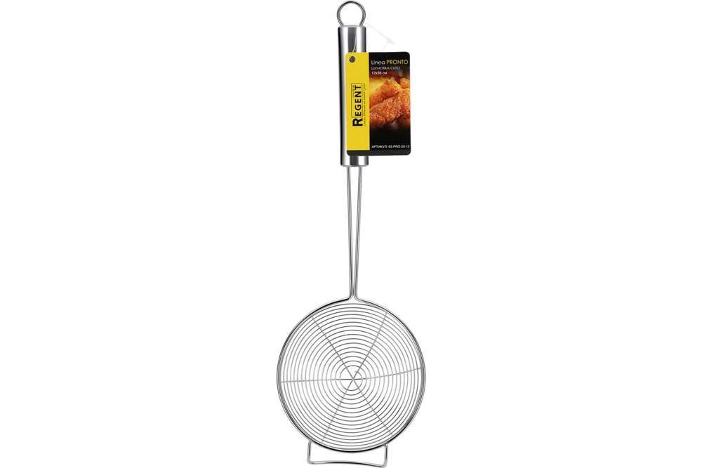 REGENT INOX Linea Pronto Сито-шумовка 93-PRO-20-16 нерж.сталь 16х42см