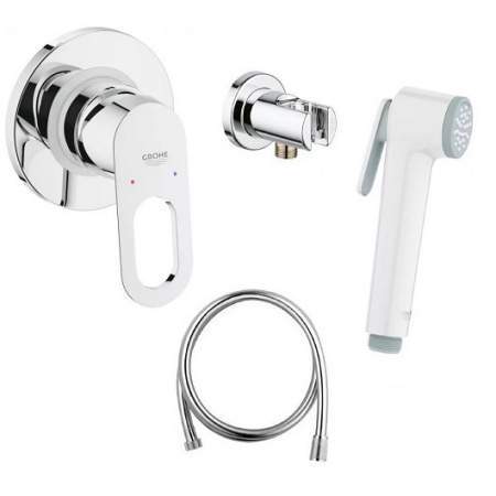 Смеситель  BauLoop  Комплект смесит. с гиг.душ. GROHE 124896