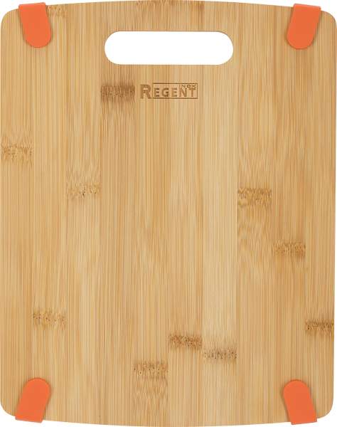 REGENT INOX Linea Bamboo Доска разделочная 93-BM-4-02.1 бамбук/силикон 28х22х1,5см 