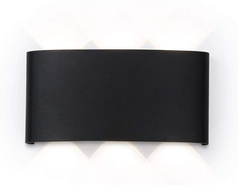 ST4456/6 BK Св-к уличный настенный архитект. черный IP65 Led 4200K 6W 158*80*40