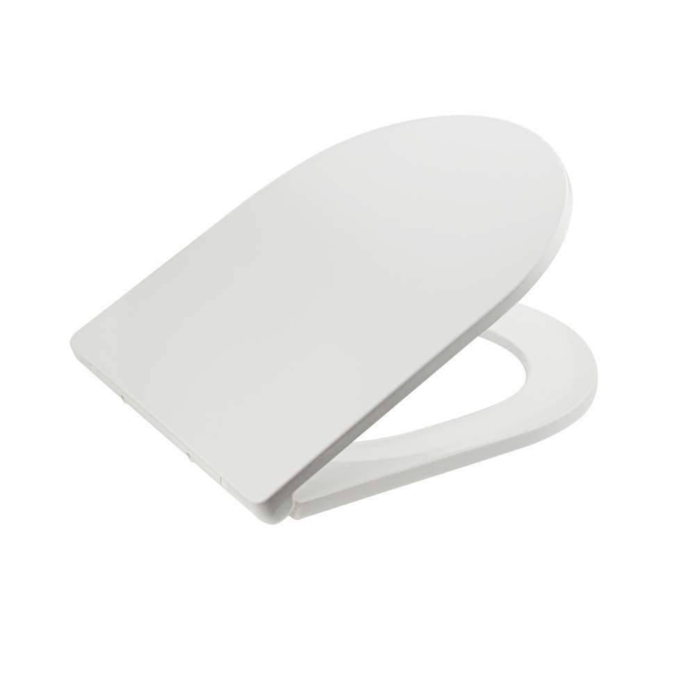 Сиденье д/унитаза с крышкой Articplast универс.микролифт.дюропласт U-обр. Белый