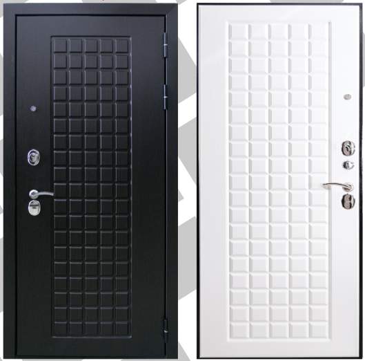 Дверь мет. DIPLOMAT Венге/Бел. Ясень 860*2050 L