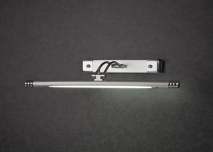 Светильник настенный  885 n  8W люминисцент. серебро мат.