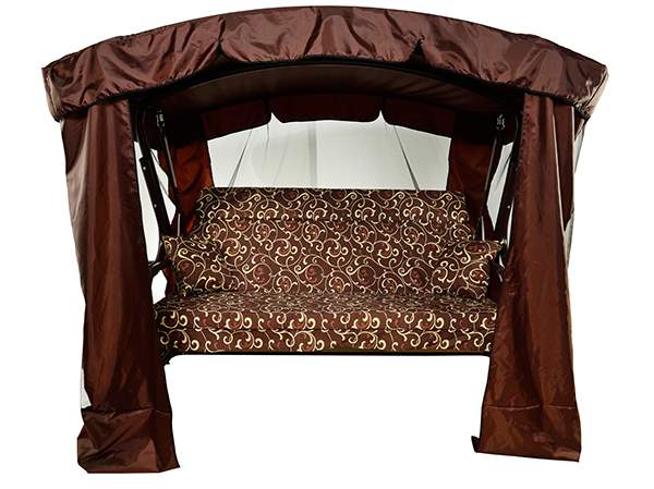 Качели садовые  Орбита Премиум  каркас шоколад