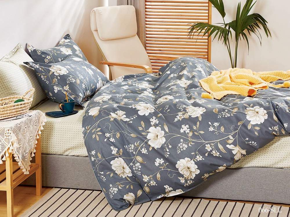 CLEO КПБ Satin Lux набивной евро (50х70-2шт)  32/066-SLL крафт коробка 