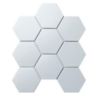 Мозаика Hexagon big White Matt 256х295х6  FQ31000/SBH1005
