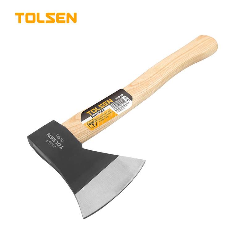 Топор TOLSEN 600г, дерев.топорище  25253