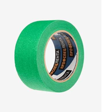 Малярная Профспецлента EcoLine 48мм*50м , зеленый(микрокрепп,липкость5,5)  (36)