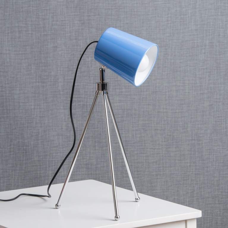 VIVID-LIGHT - T899 BL Настольная лампа FANCY  1*60W  синяя