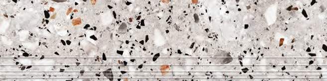 Ступень Evia Terrazzo серые 300х1200 NR0371