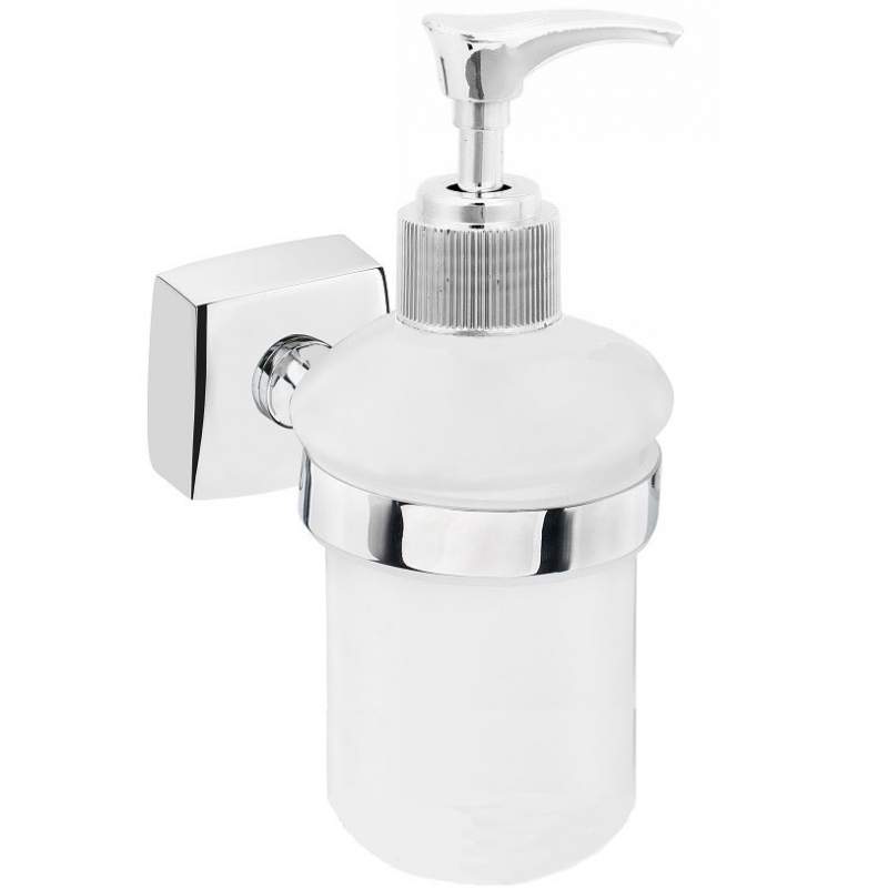 Дозатор д/жидкого мыла стеклянный настен. Keiz K021