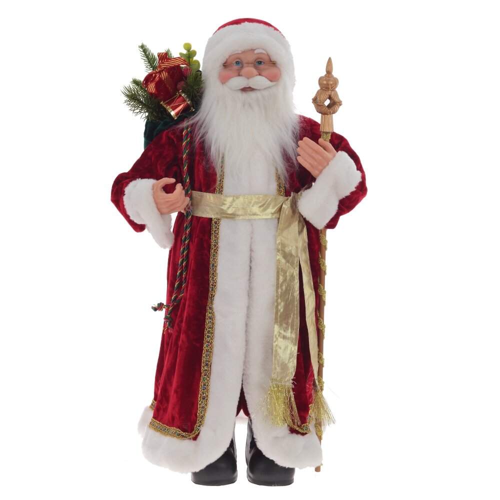 REMECO COLLECTION Дед Мороз 807211 красный/золото 30х20х60см