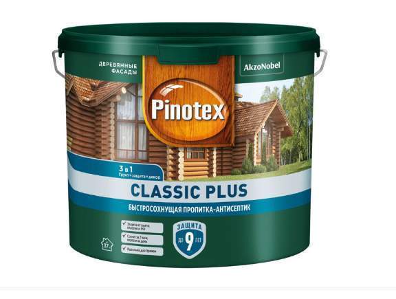 Пропитка Pinotex / Omnitex Classic Plus  3 в 1  Лиственница  2,5л  5727617
