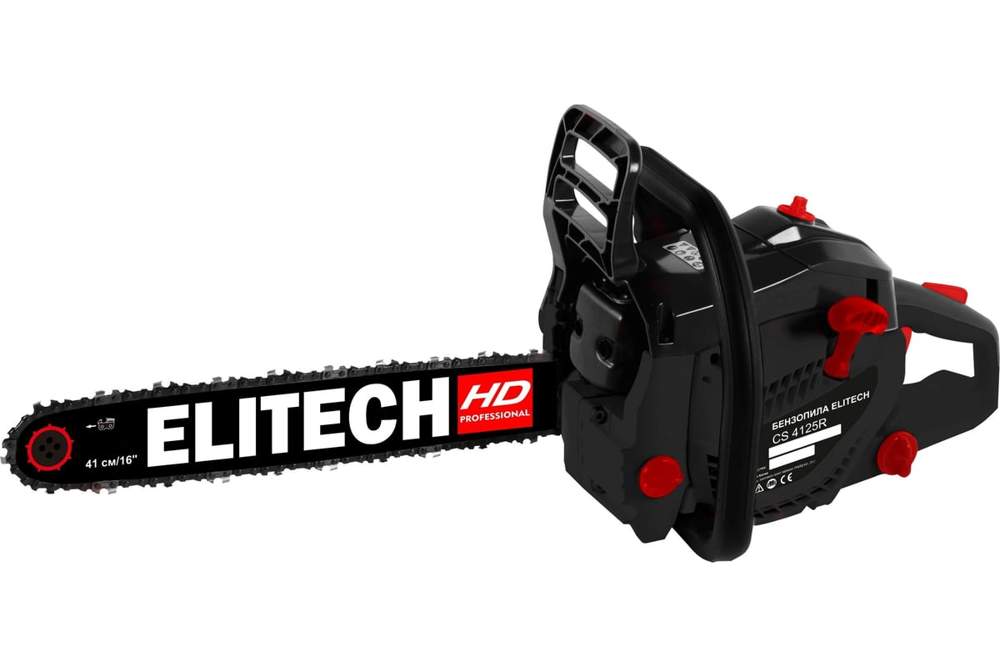 Бензопила ELITECH CS 4125R 2.5л.с, ш.16(40см), ц.3/8-1,3-56зв. E1611.005.00