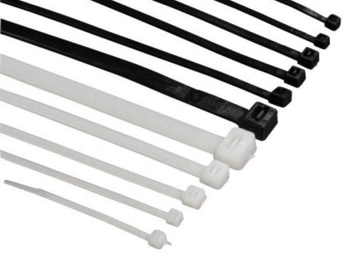 Хомут нейлон черный 7,6х600мм (100шт) 3039В