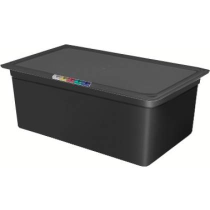 RESTOLA Гастроемкость полипропилен GN1/1 530х325х200мм 28л черная 422100313/591 (3) б/крышки