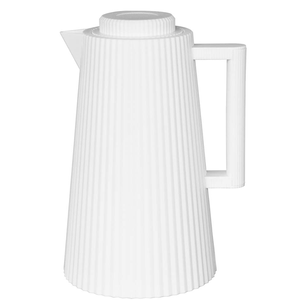 LARA Термос LR04-83 White 1000мл двойные стенки,вакуумная стеклянная колба 
