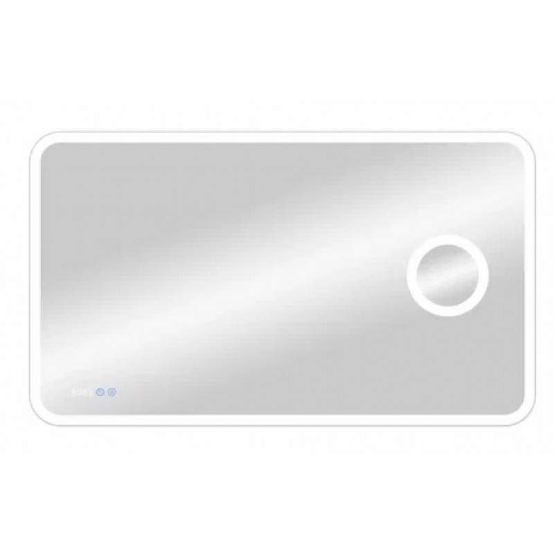 Зеркало 120*80  св. сенс часы линза Bliss Led   ЗЛП463