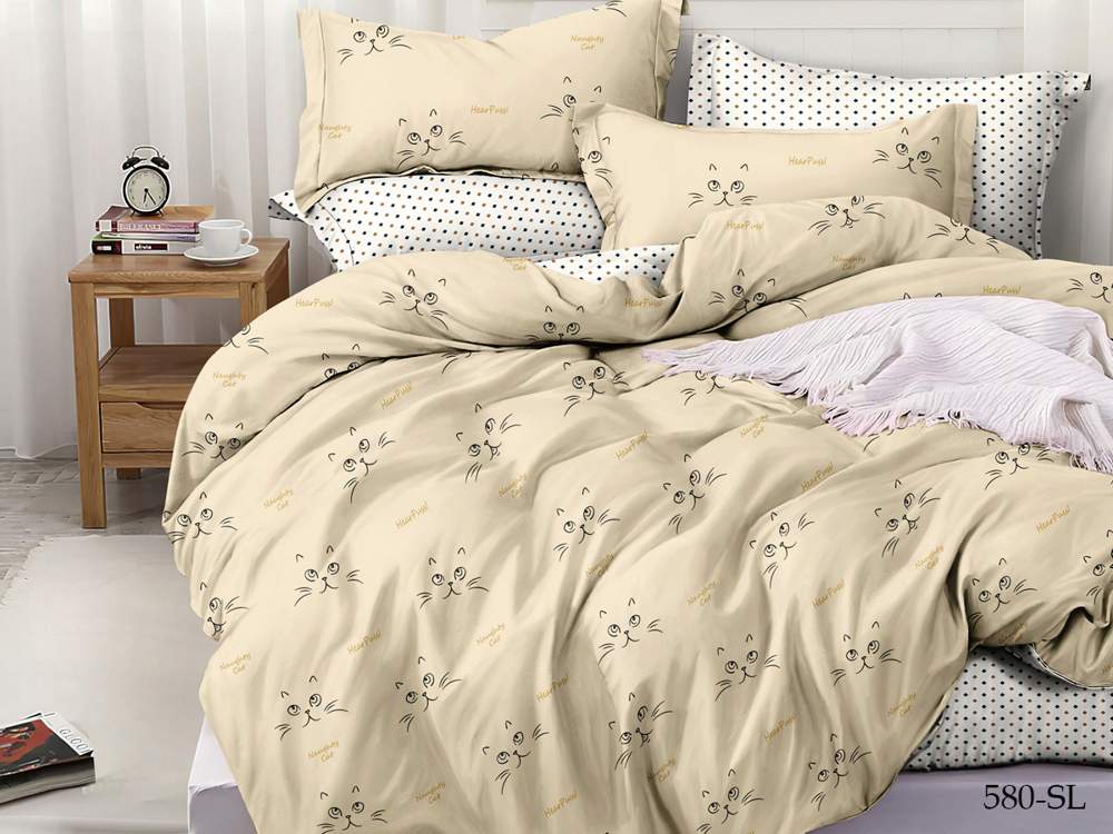 CLEO КПБ Satin Lux набивной 1,5сп ( 70*70*2)  15/580-SL