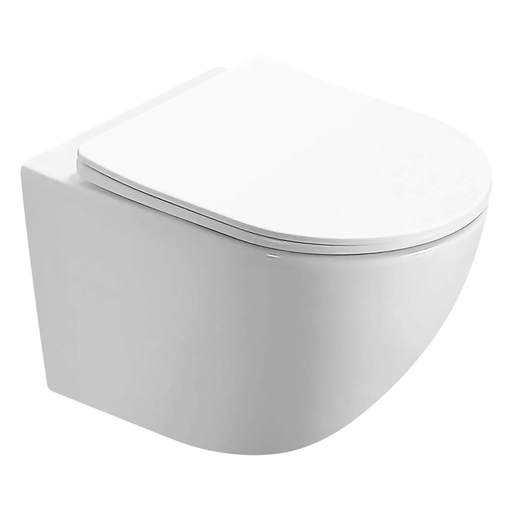 Унитаз Azario Trevi Торнадо подвесной безоб. с сид.микролифт 495*360*385 AZ-0093UQ3