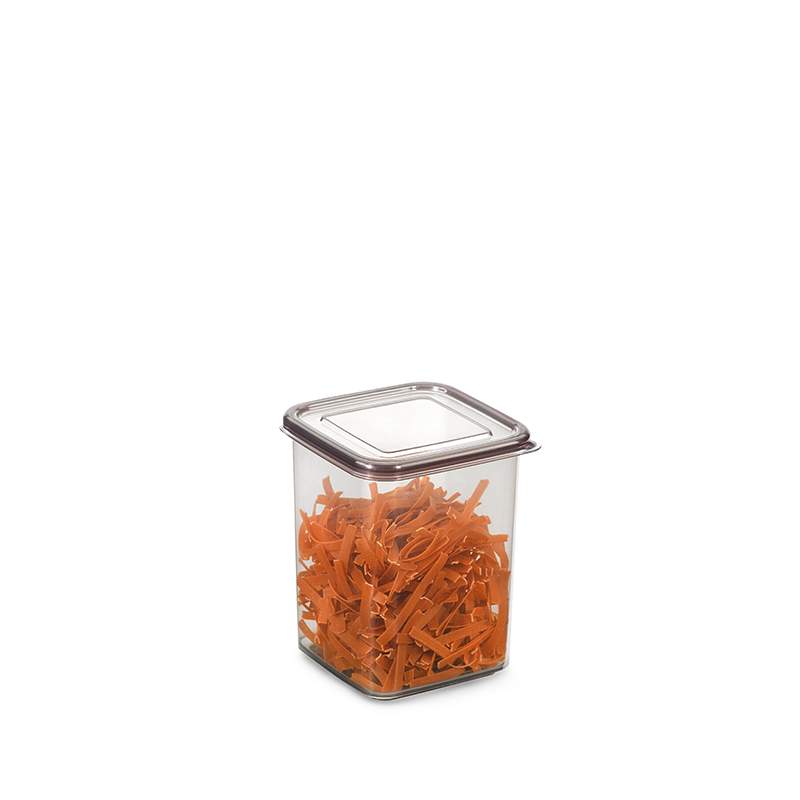 DUNYA PLASTIK Емкость 32237 Эко д/сыпучих 1,2л 107х107х142мм квадратный