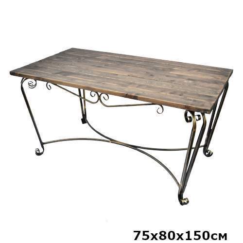 Стол №1294  садовый h-75*80*150см