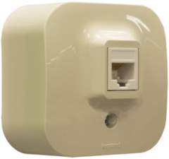 Розетка QUTEO компьют. RJ45 слон.кость  782254