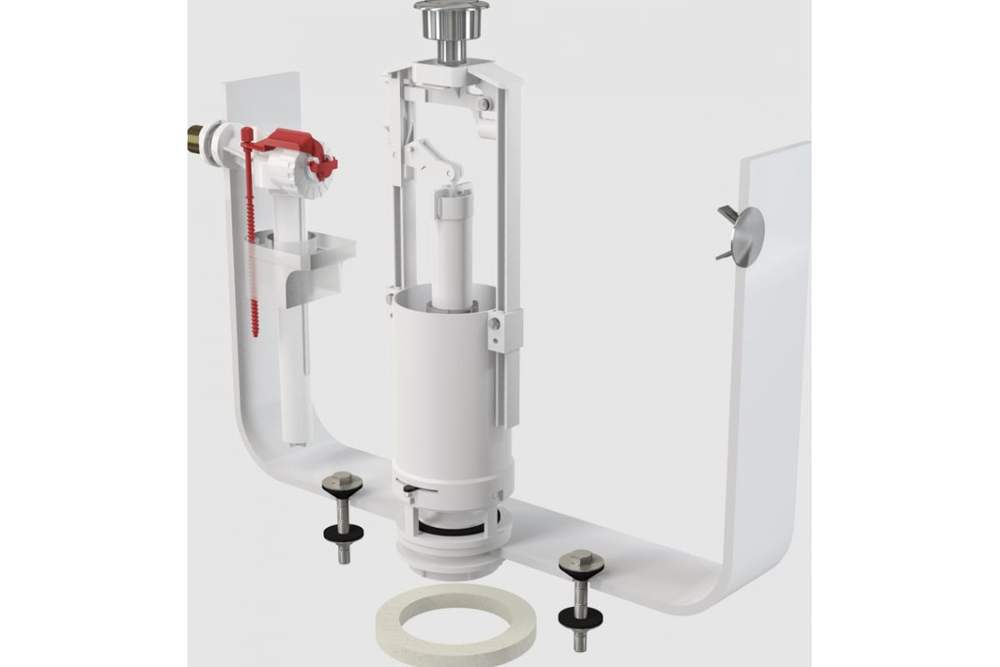 Комплект выпускной  SA2000K 1/2" CHROM стоп кн. один. боков.подв. металич.