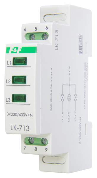 Указатель напряжения  LK-713  F&F EA04.007.002