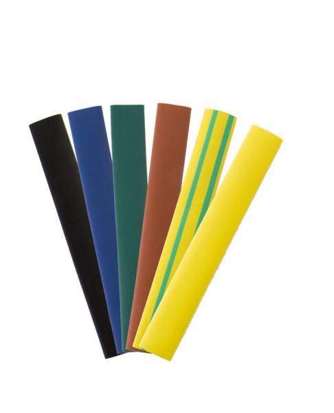 Набор термоусадочных трубок  2/1  7 цветов по 3шт.  10см