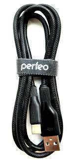 Кабель PERFEO USB2.0 A вилка-Micro USB вилка, длина 1м (U4001)