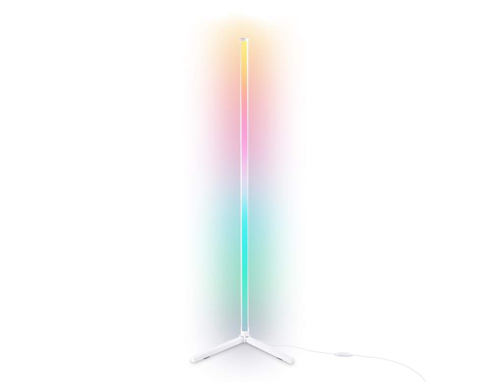 FL8020 Свет-к светодиод.напольный RGB с пультом WH бел.LED 15W RGB D32*1250 (ПДУ РАДИО 2.4G)