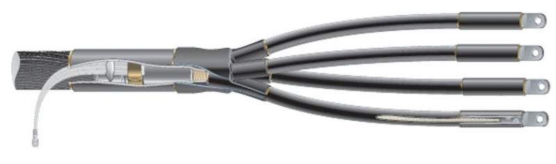 Муфта кабельная концевая 4ПКНТп(б)-1*(70-120)