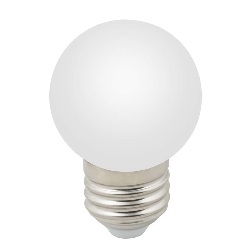 Лампа светод. Volpe LED-G45-1W/3000K/E27/FR/С "шар", матовая, 3000K UL-00006560