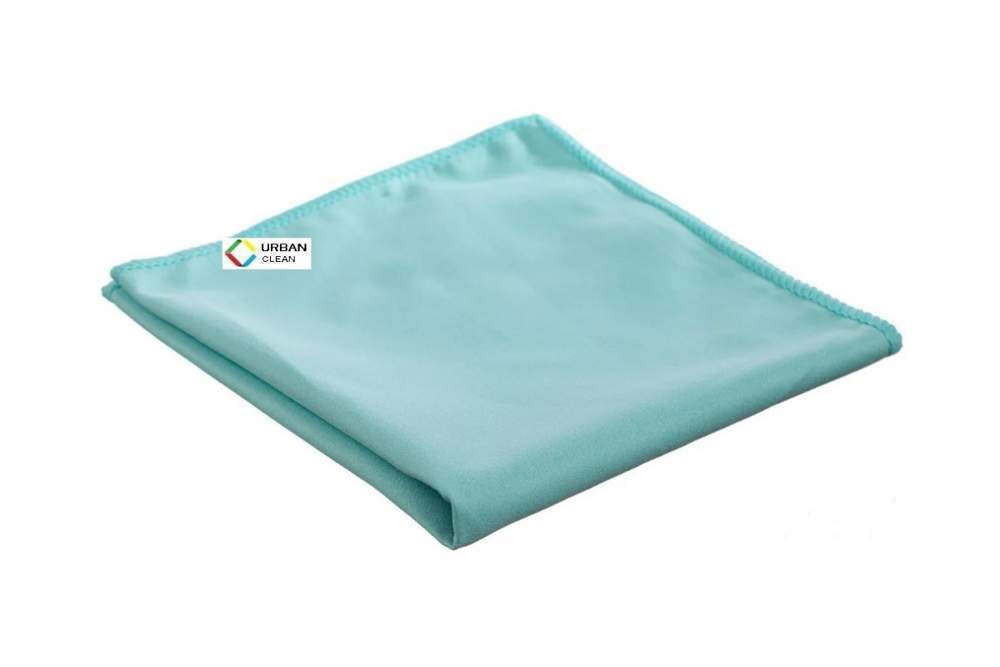 Салфетка д/стекол микрофибры  искус.замша  35х35см голубой*300  31-3484