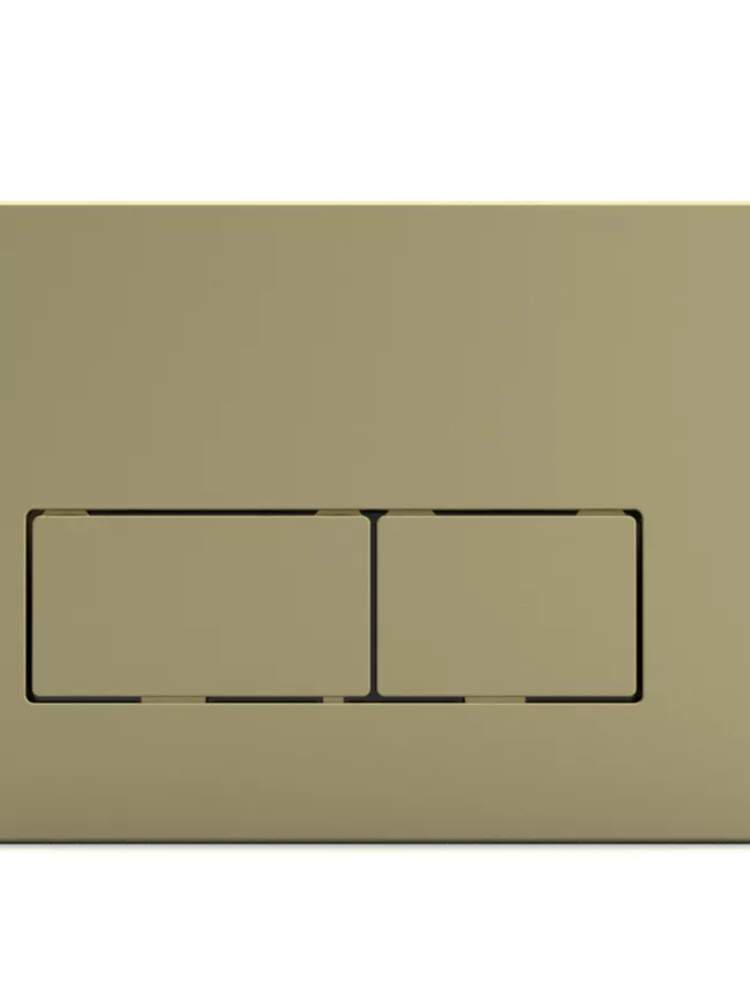 Azario  панель смыва (квадратная) золото  AZ-8200-0091