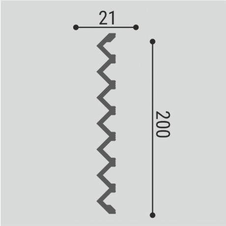 Панель стеновая XPS BD 11/2,6 м