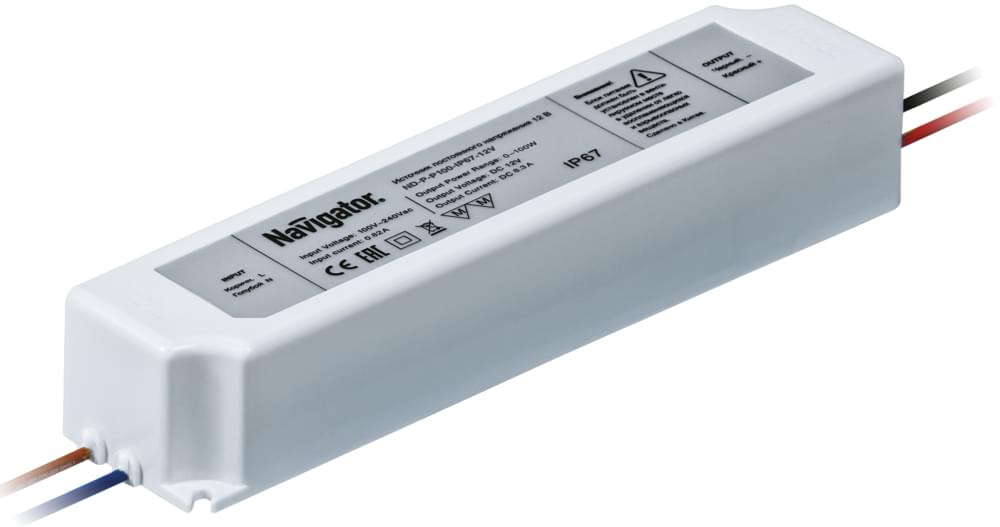 Драйвер Navigator  71498  ND-P-P100-IP67-12v
