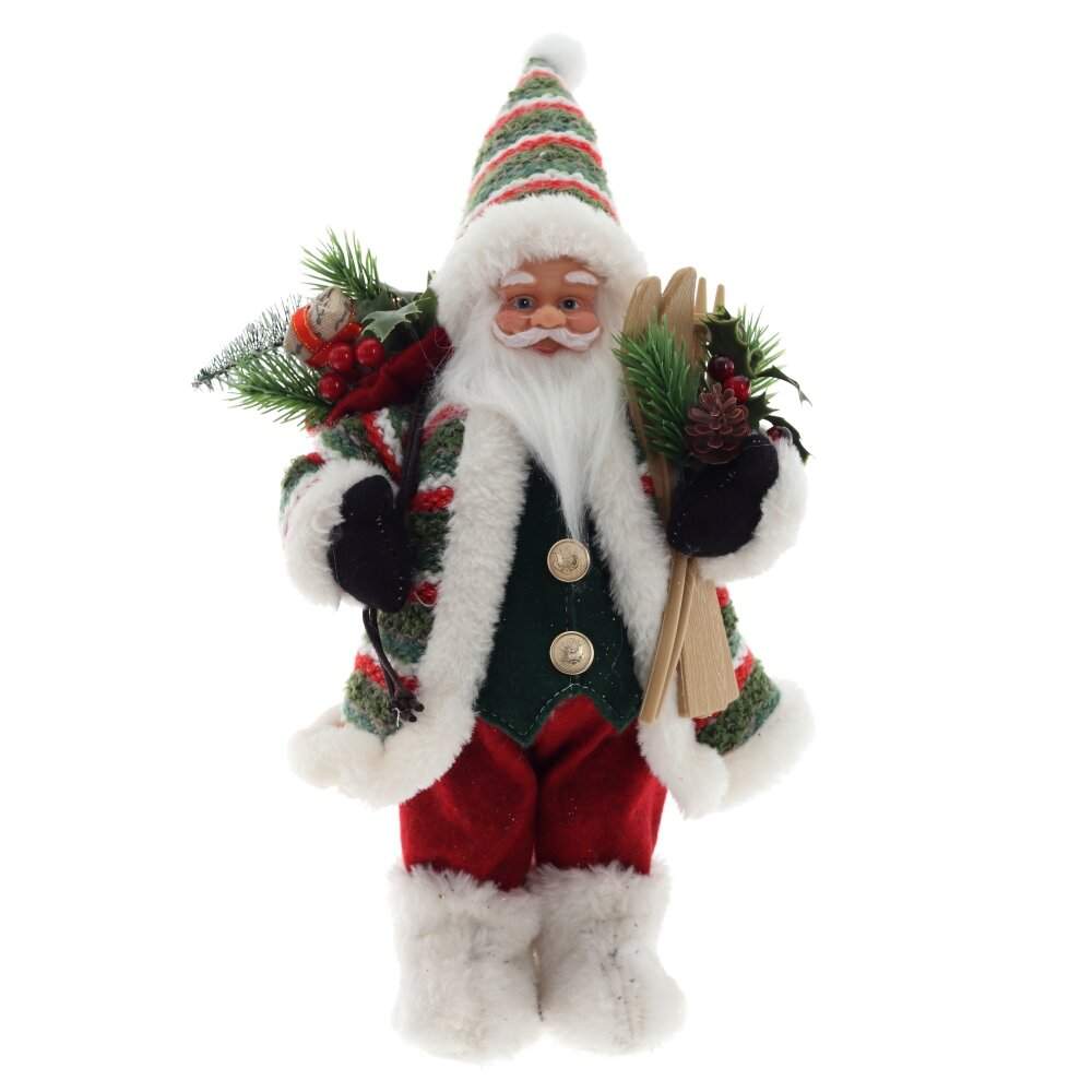 REMECO COLLECTION Дед Мороз 822380 красный/зеленый 17,5х11х30см