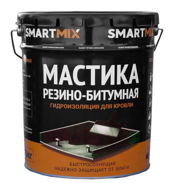Мастика SmartMix резино-битумная  10кг