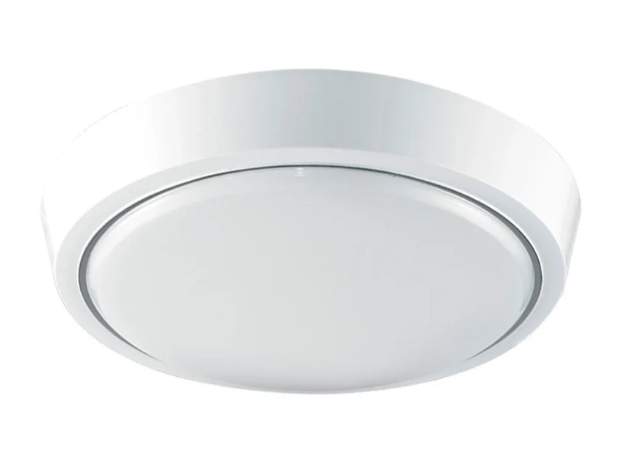 Свет-к накладной светодиод. DLR 12W R-150-CW-WHITE/WHITE-220-I P44