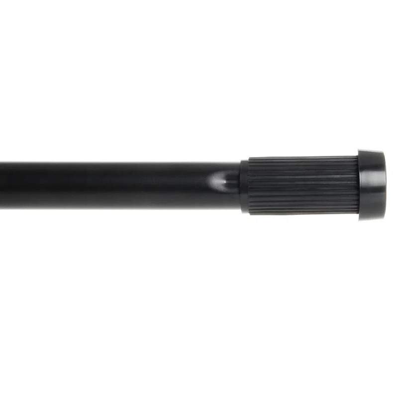 Карниз д/ванной раздвижной  140-260см алюминий-черный  FX-51-000