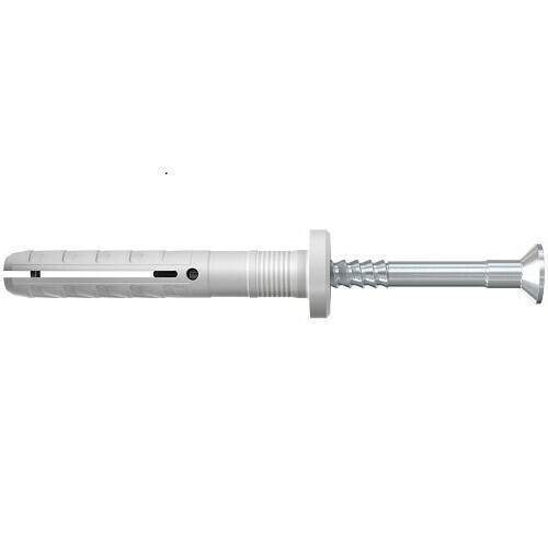 Дюбель-гвоздь N  8 x 60/20 F с бортом (100)