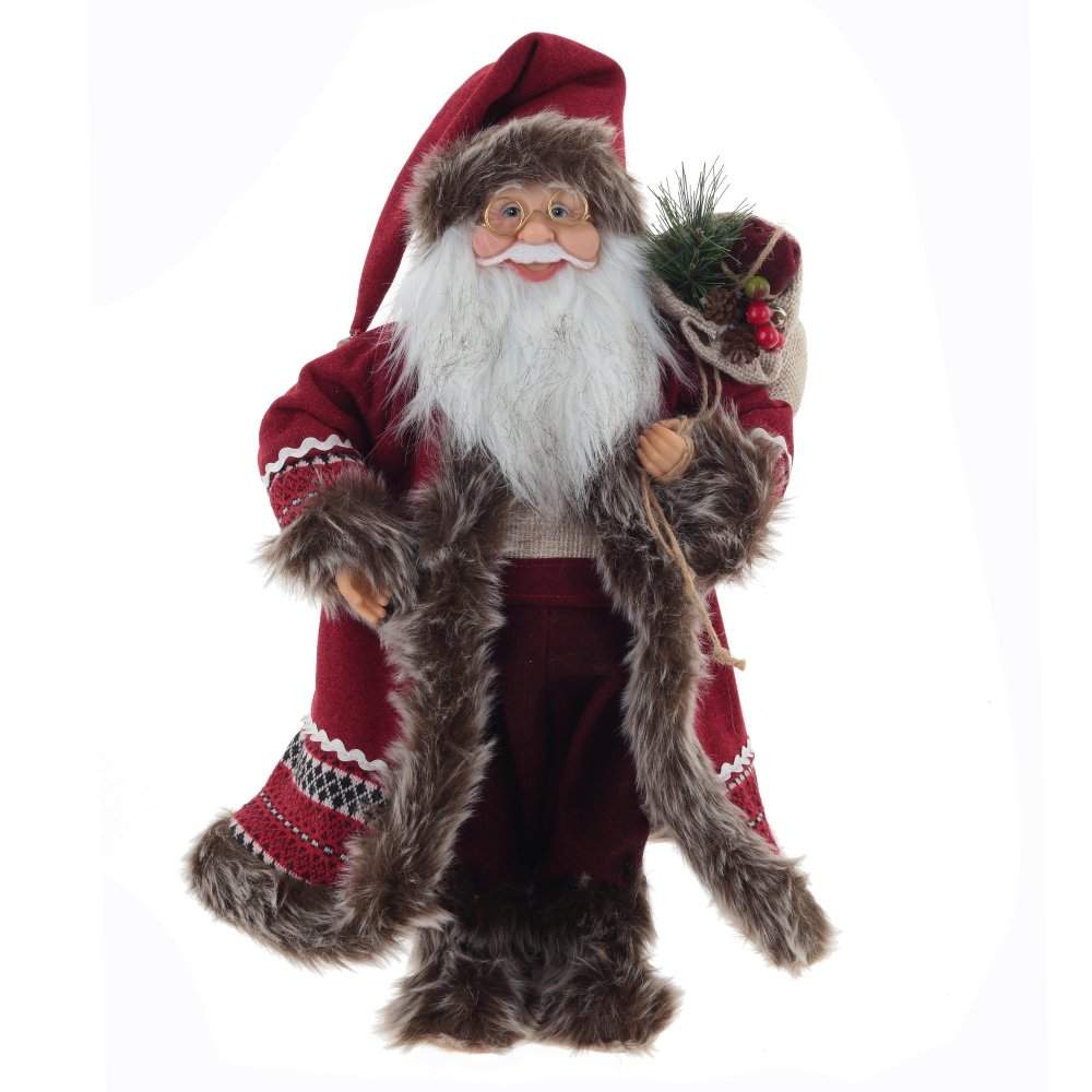 REMECO COLLECTION Дед Мороз 763899 бордо 30х15х50см